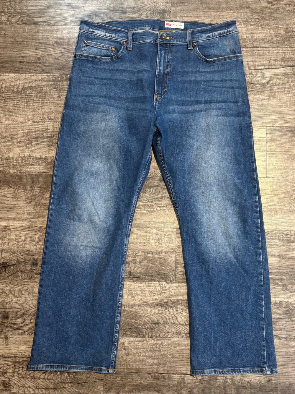 Wrangler Jeans Men’s 36 Blue Relaxed Boot